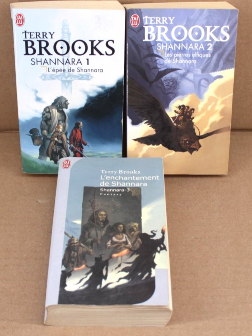 Lot 3 Livres Terry Brooks - Shannara - Tome 1 a 3 French
